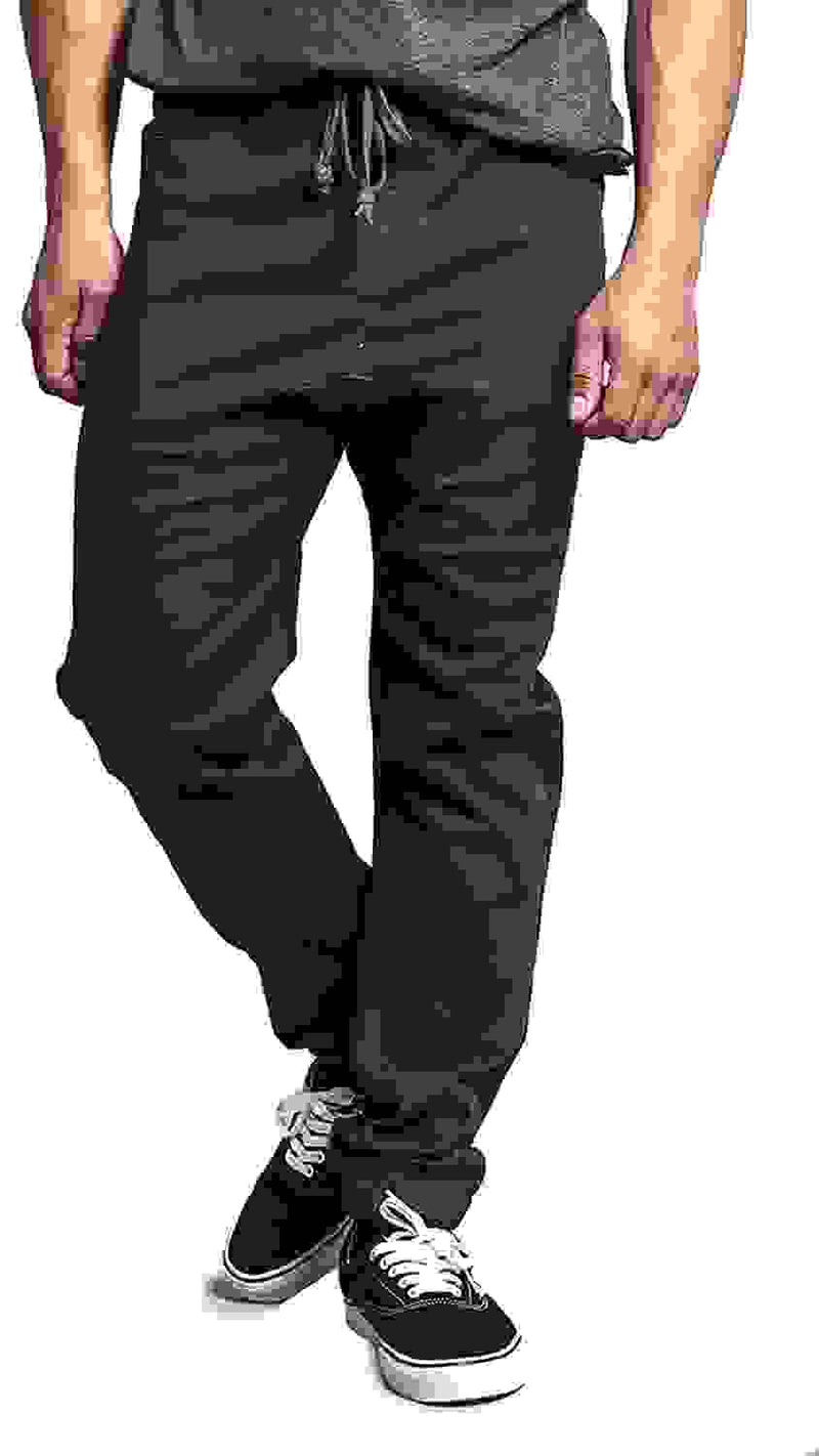Men'S Drop Crotch Stretch Jogger Twill Pants, up to 5X
