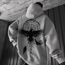 Men's Fashion Hooded With Rope Sweater