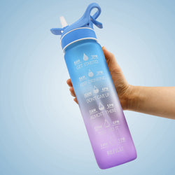 motivational time marker bottle