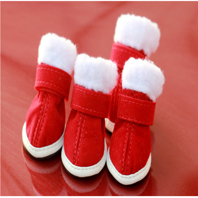 Doggy Christmas Shoes