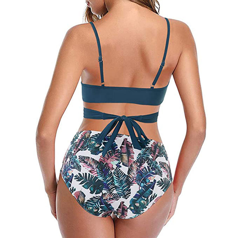 Push Up Leopard Print Swimwear