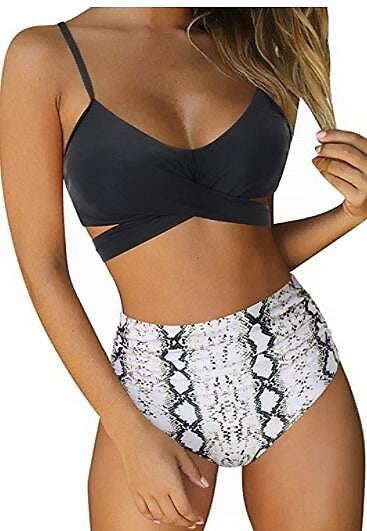 Push Up Leopard Print Swimwear