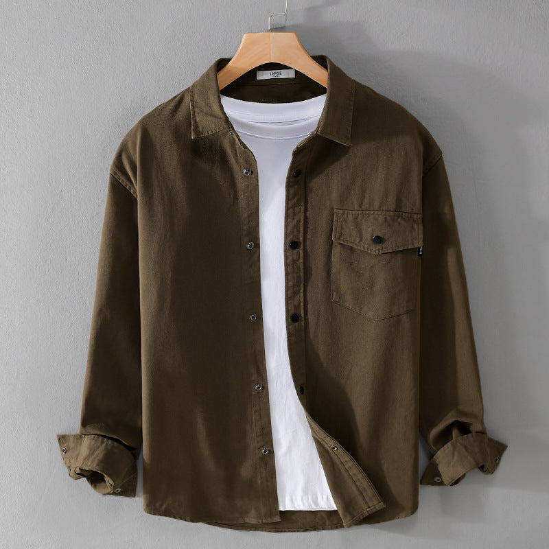 Men's Fall Button Down Jacket