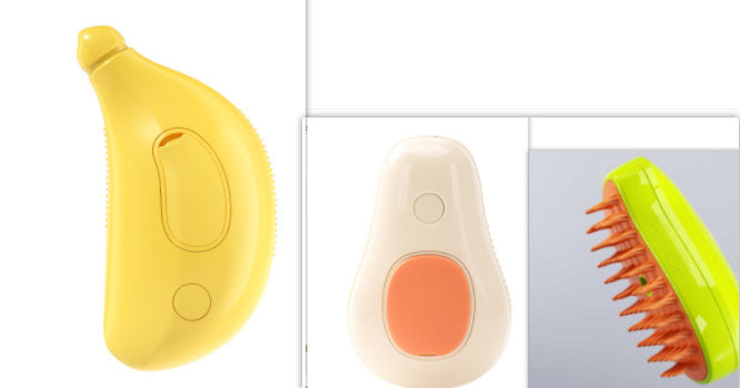 Electric Self-Cleaning Grooming Brush with Soothing Steam & Massage