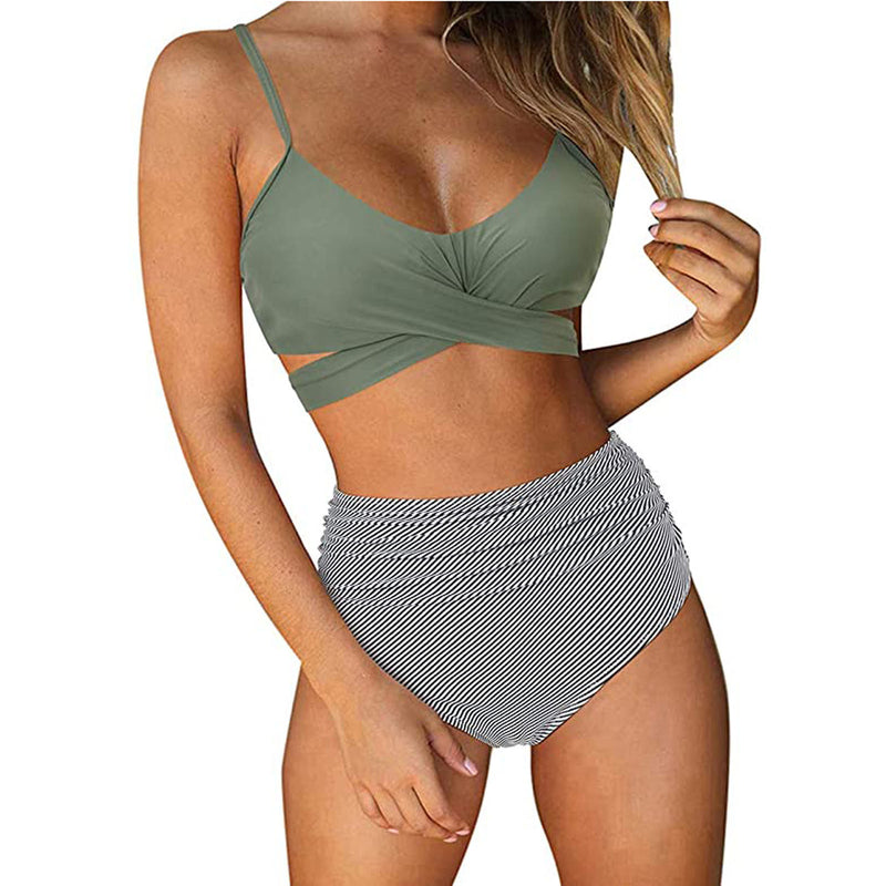 Push Up Leopard Print Swimwear