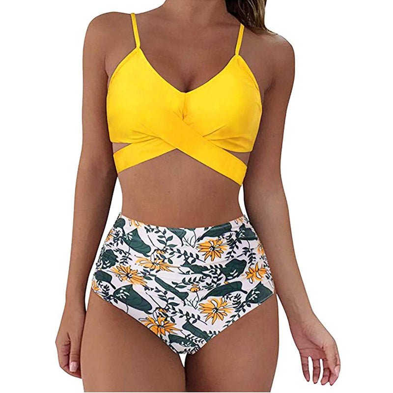 Push Up Leopard Print Swimwear