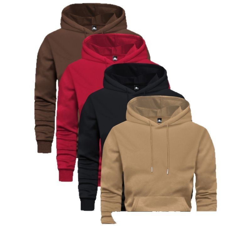 Men's Solid Color Hoodie
