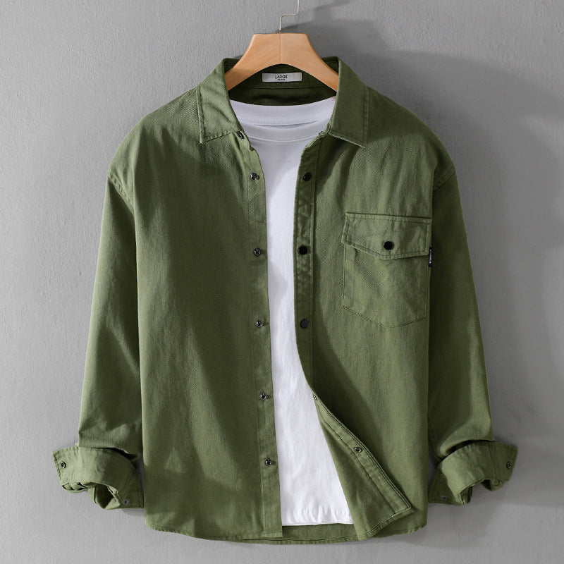 Men's Fall Button Down Jacket