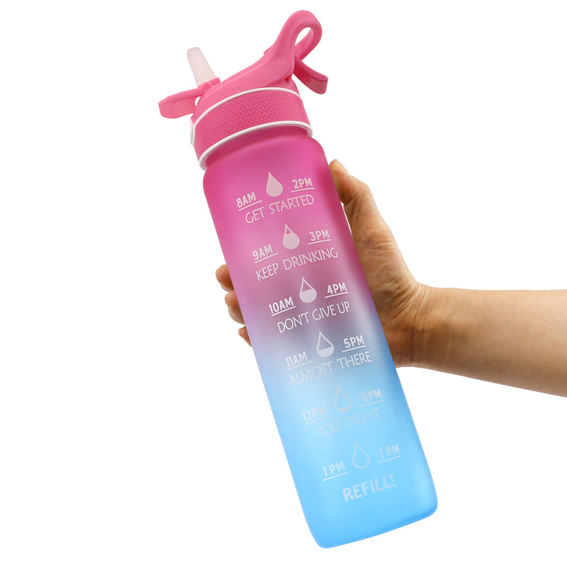 motivational time marker bottle