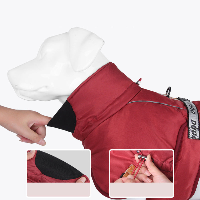 New Dog Clothes Cloak Thickened And Warming Clothes