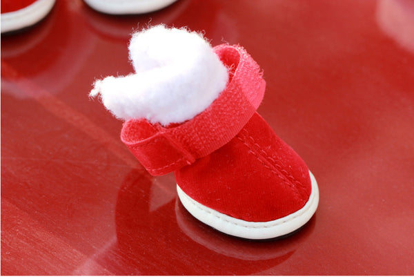 Doggy Christmas Shoes
