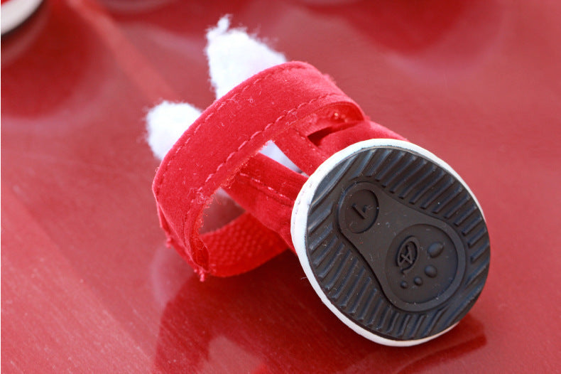 Doggy Christmas Shoes