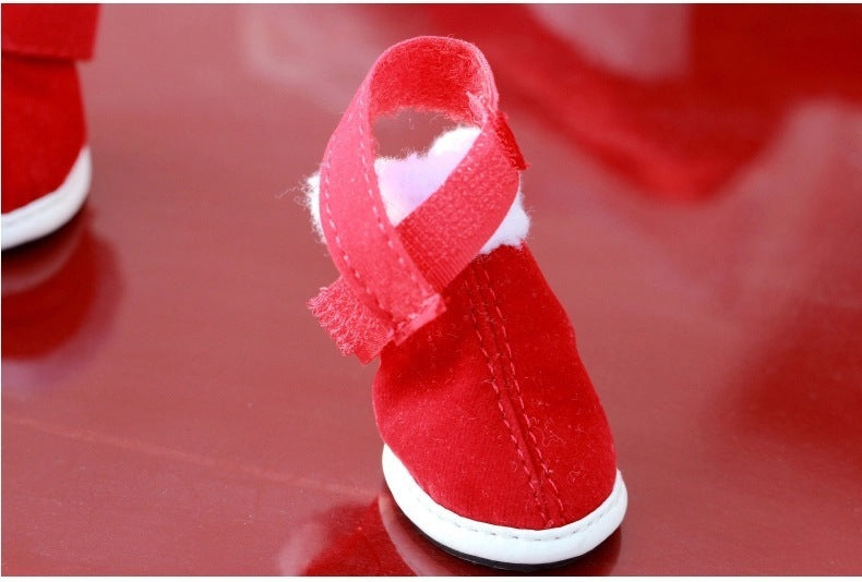 Doggy Christmas Shoes