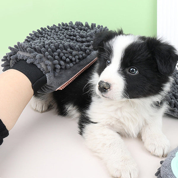 2-in-1 Pet Bathing & Massage Glove – Dual-Sided Brush for Dogs & Cats