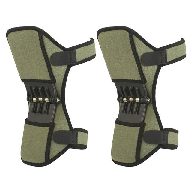 spring-loaded knee booster