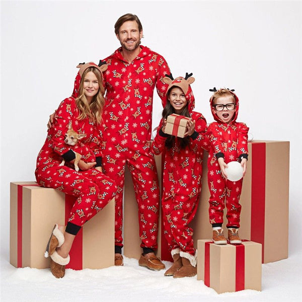Matching Red Family Christmas Pajamas