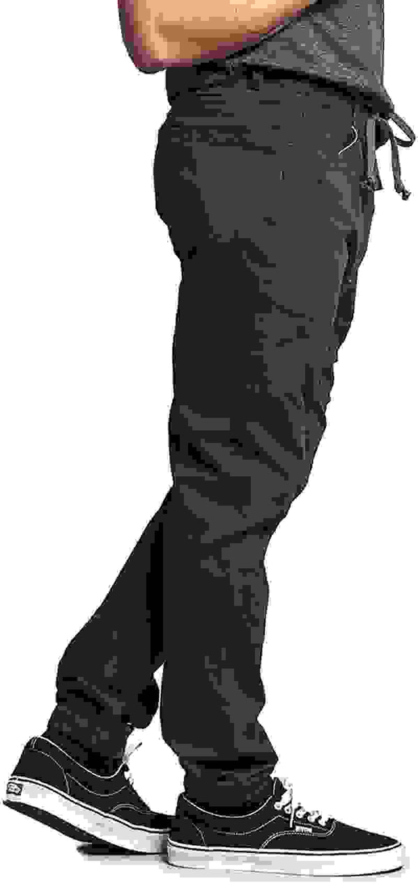 Men'S Drop Crotch Stretch Jogger Twill Pants, up to 5X