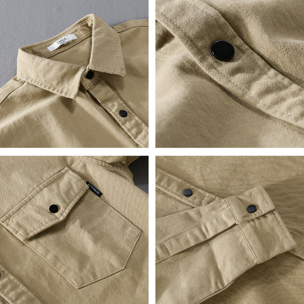 Men's Fall Button Down Jacket