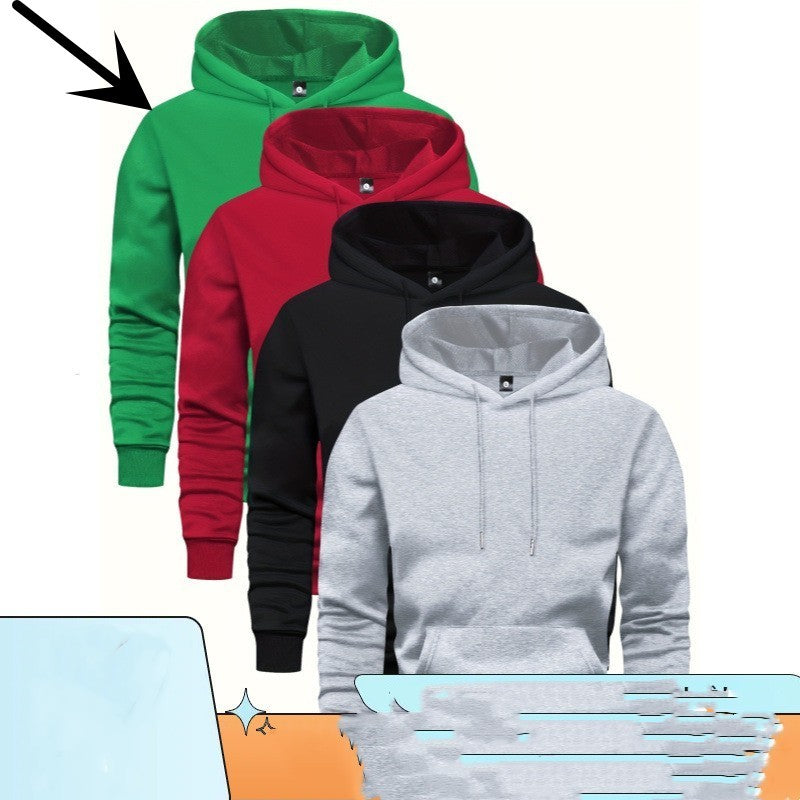 Men's Solid Color Hoodie