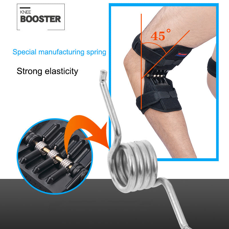 spring-loaded knee booster