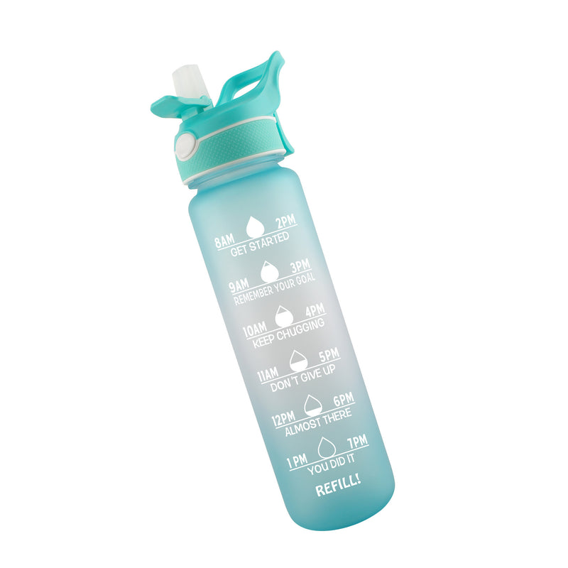 motivational time marker bottle