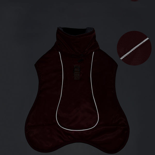 New Dog Clothes Cloak Thickened And Warming Clothes