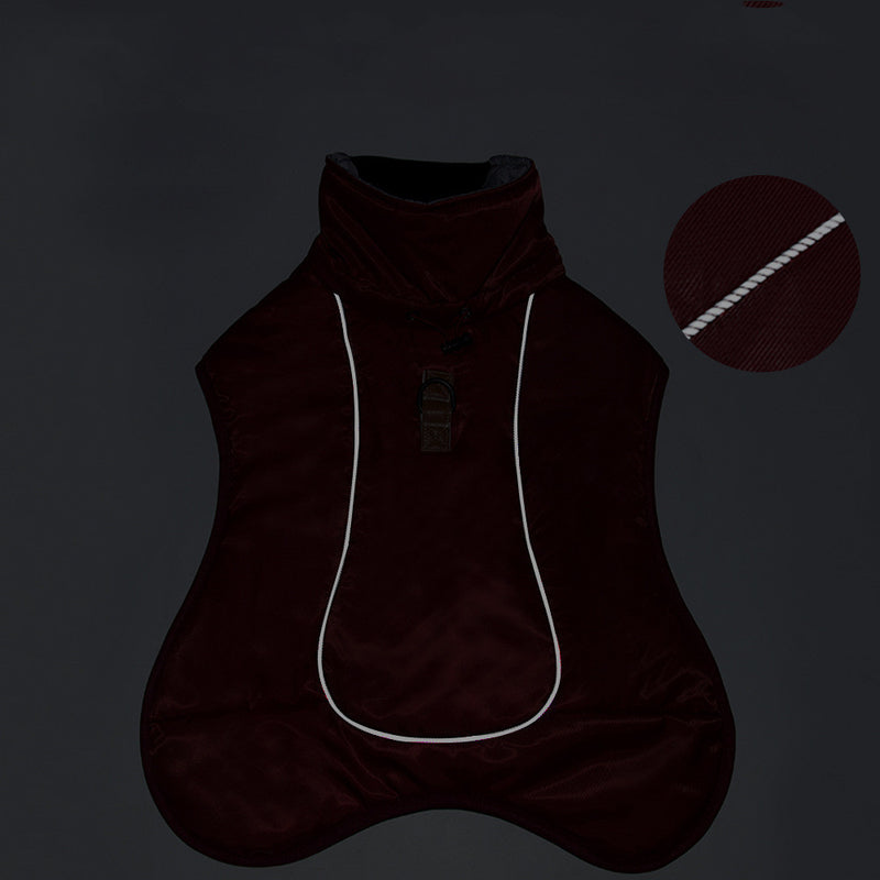New Dog Clothes Cloak Thickened And Warming Clothes