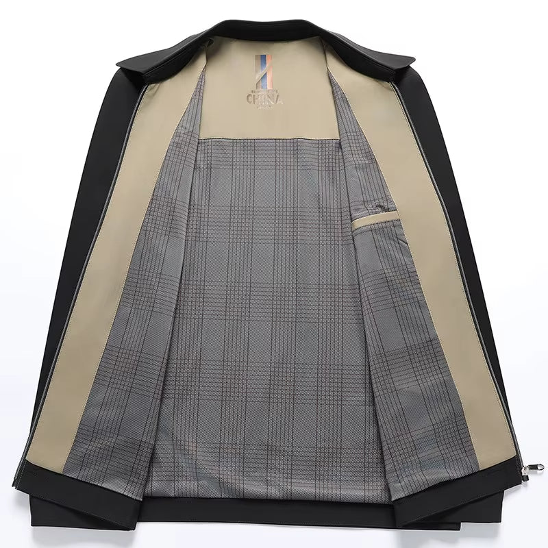 Men's Casual Jacket Solid Color