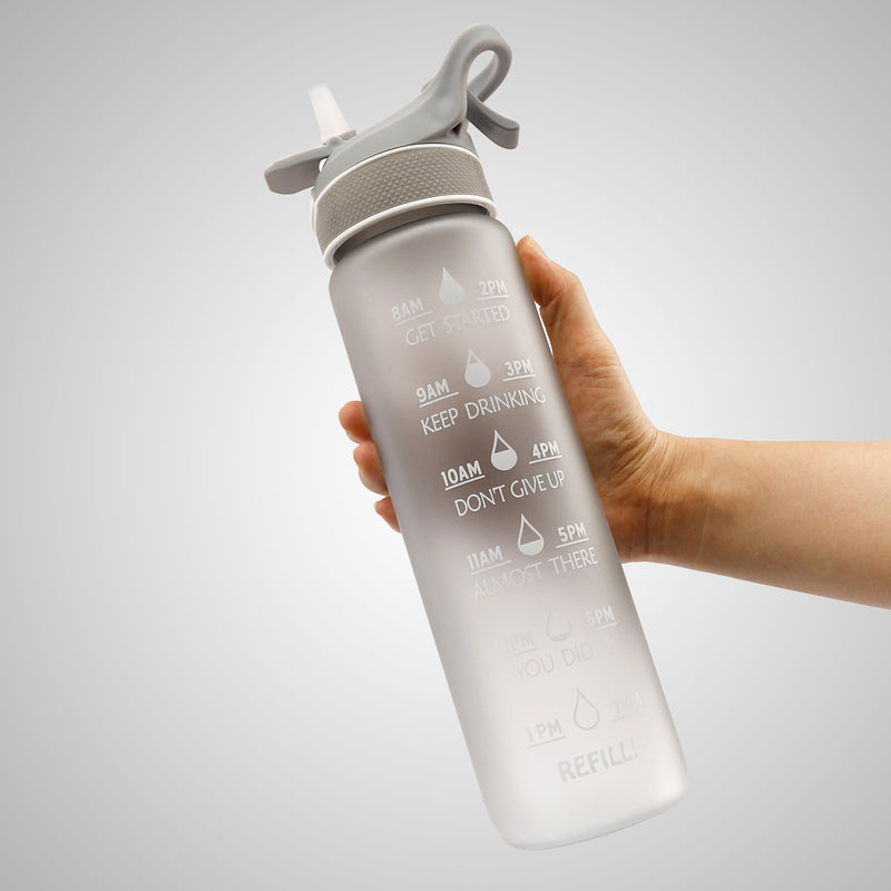 motivational time marker bottle
