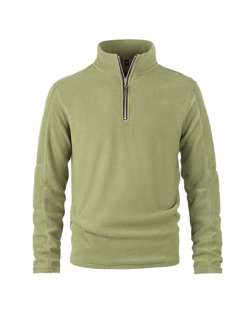Men's Fleece Quarter Zip-Up Jacket