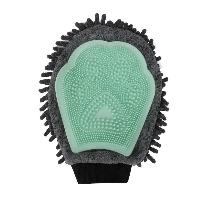 2-in-1 Pet Bathing & Massage Glove – Dual-Sided Brush for Dogs & Cats