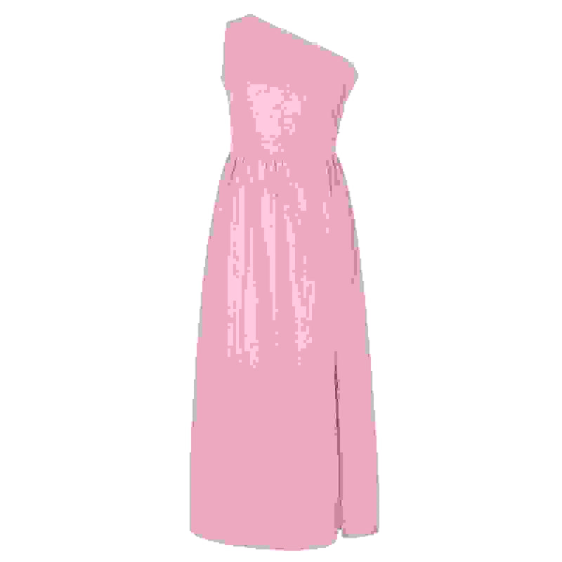 Formal Dresses for Women plus Size Women'S Summer Dresses Clearance, Sleeveless One Shoulder Smocking Sexy Long Party Club Dresses, Sizes S-2XL