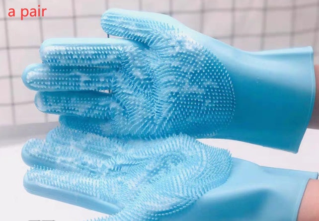Silicone Dog & Cat Grooming Comb Gloves
