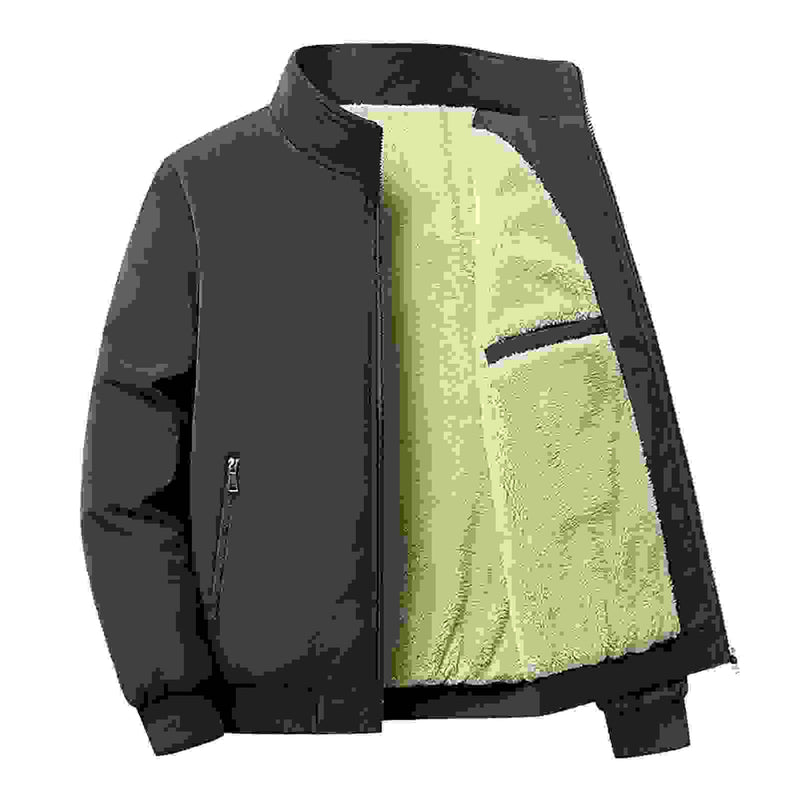Men Winter Autumn Jacket Denim Inner Fleece Thicken Winter Jeans Jacket Coat Men'S Turn-Down Velvet Jacket Mens Fur Parkas