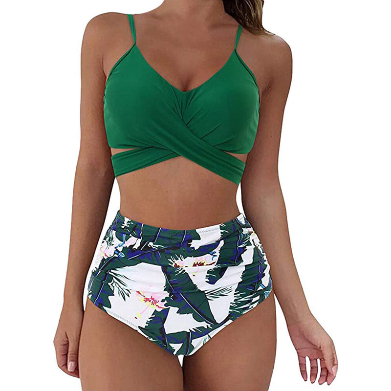 Push Up Leopard Print Swimwear