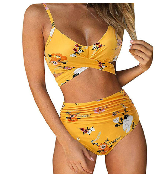 Push Up Leopard Print Swimwear