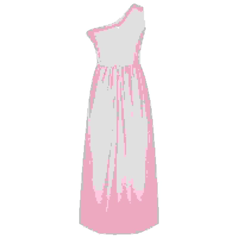 Formal Dresses for Women plus Size Women'S Summer Dresses Clearance, Sleeveless One Shoulder Smocking Sexy Long Party Club Dresses, Sizes S-2XL