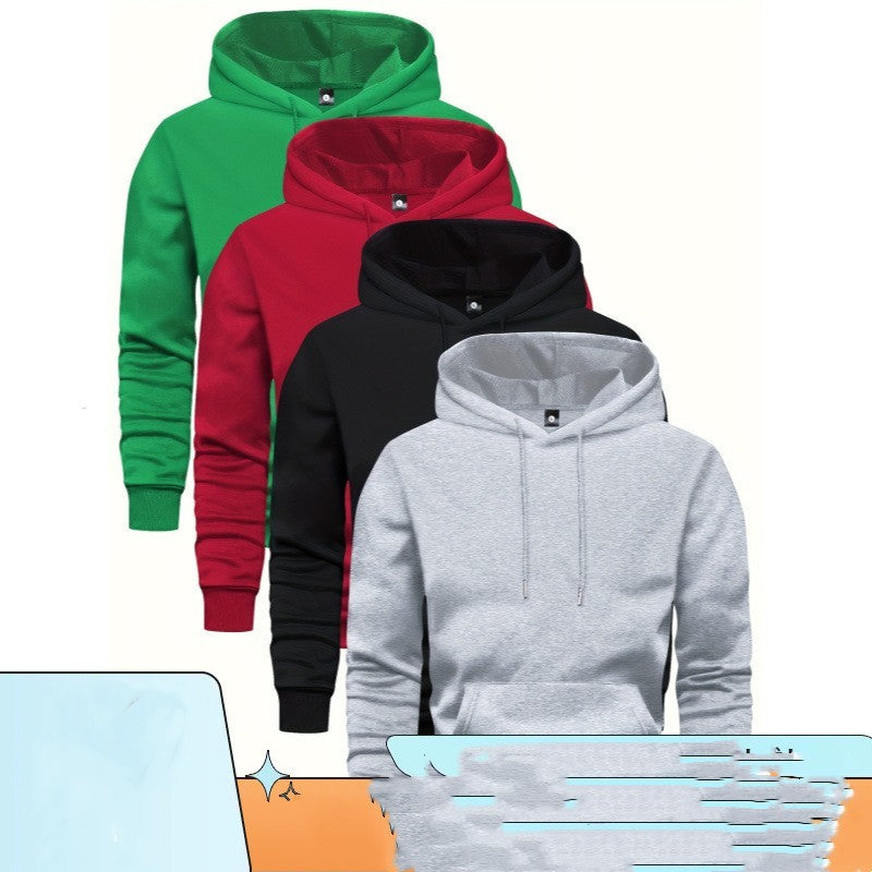 Men's Solid Color Hoodie