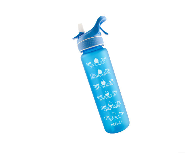 motivational time marker bottle