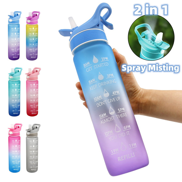 motivational time marker bottle