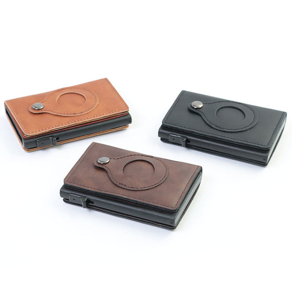 Credit Card Holder For Men With AirTag
